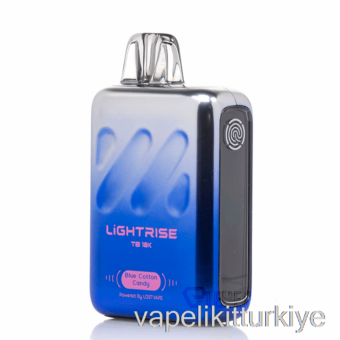 Vape Elektronik Sigara Kayıp Vape Lightrise Tb 18k Tek Kullanımlık Mavi Pamuk şekeri